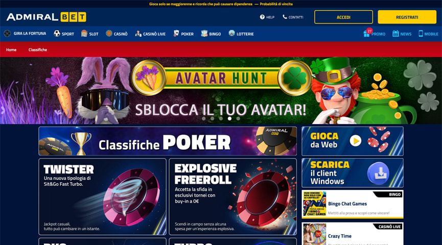 admiralbet poker