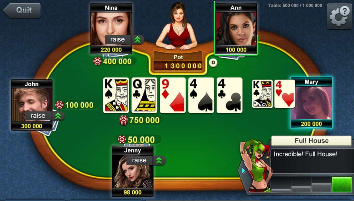 App to play poker with friends