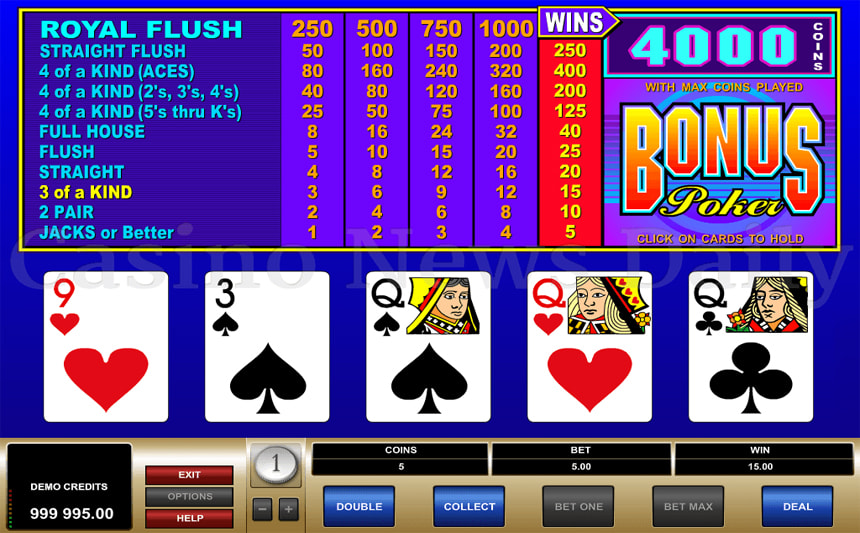 bonus poker
