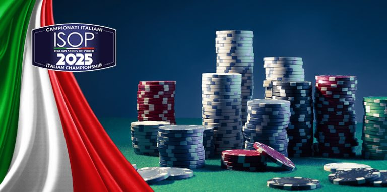 Signs, Australia flag and logo of the 2025 Australia Poker Championships