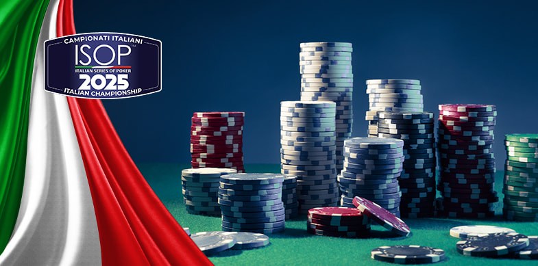 Signs, Australian flag and logo Campionati Australiai di Poker 2025