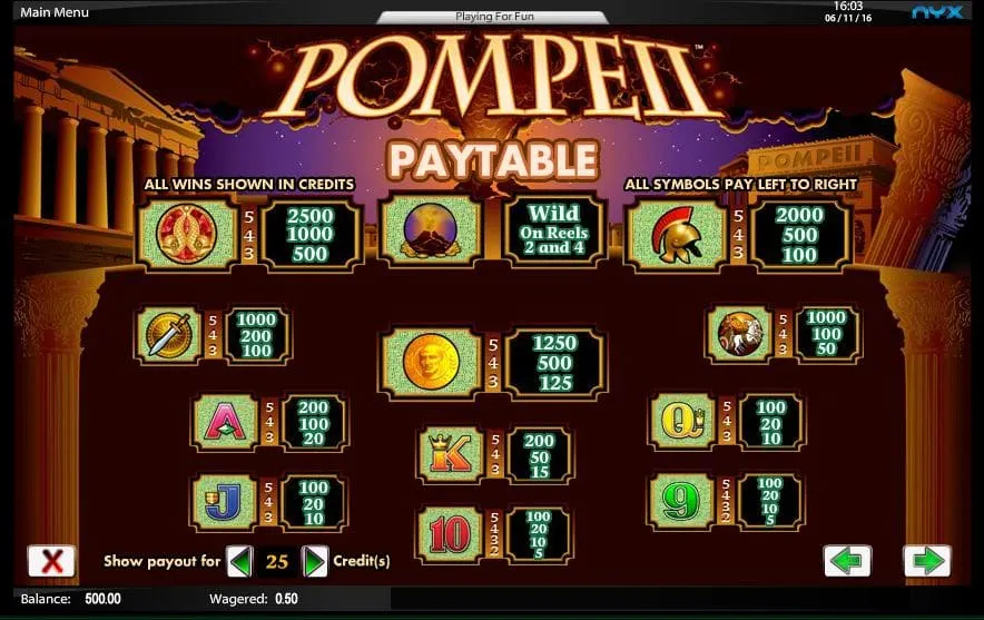 Pompeii Best Casinos 10