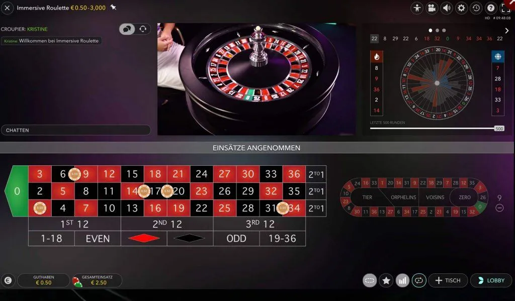 Immersive roulette of evolution 4