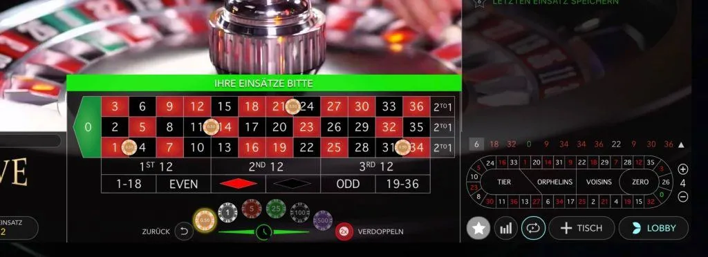 Immersive roulette of evolution 3