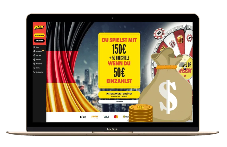 RIZK CASINO Bonus 1