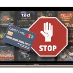 Visa temporarily blocked in the online casino 10