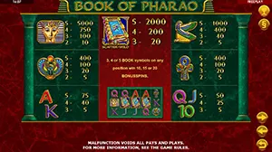Book of Pharao Best Casinos 10