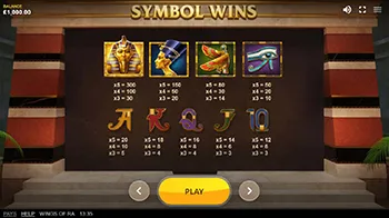 Wings of Ra Best Casinos 10