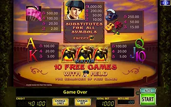 The bullfighter online casinos 6