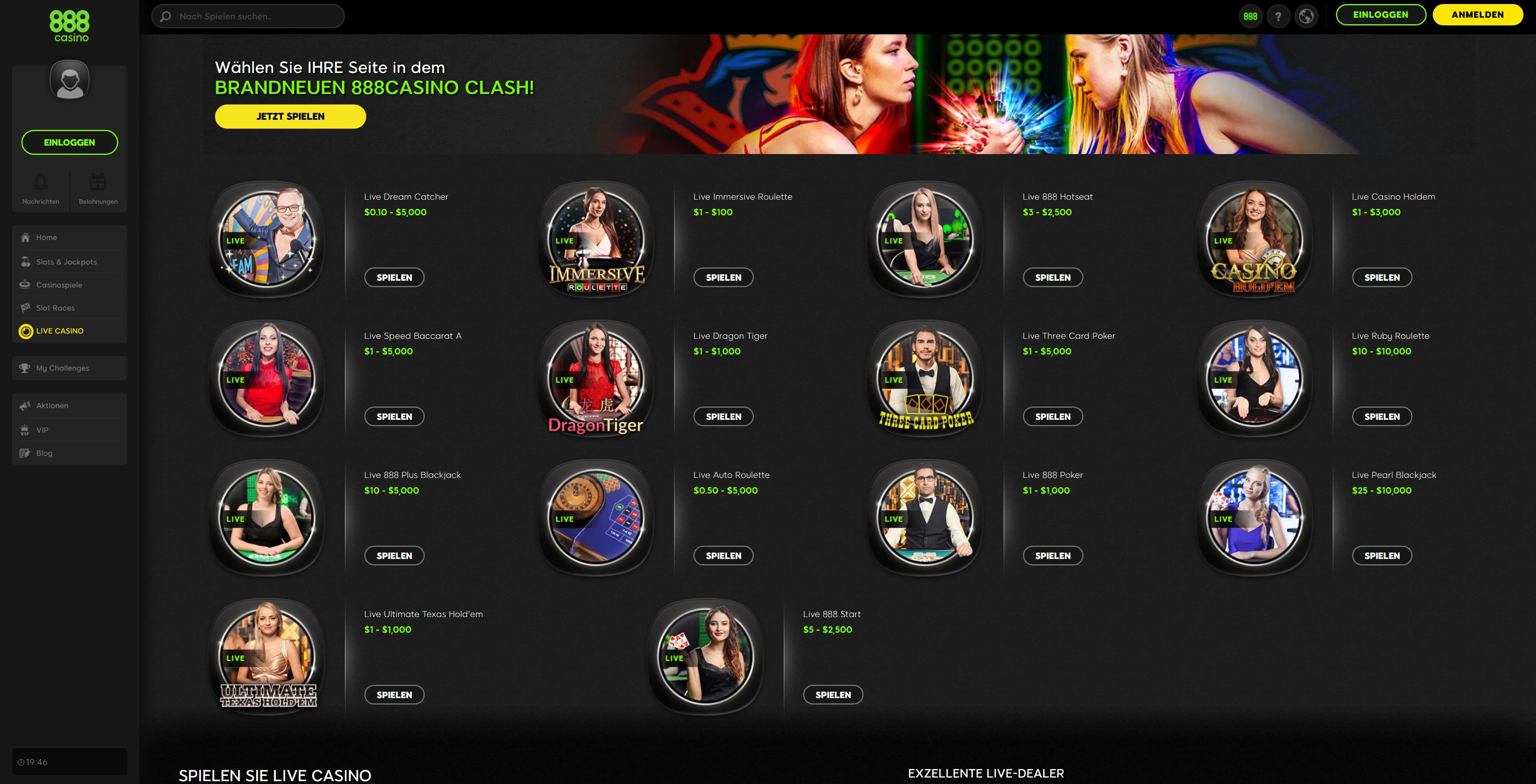 888 Live Casino 1
